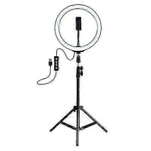 LED ring light 26 cm with tripod USB lamp 3 modes
