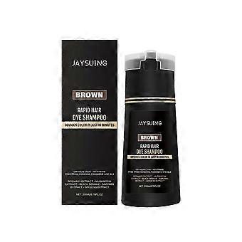 Men's Instant Hair Shampoo, Natural Brown Dye, Light, Fluffy, Smooth Hair, Easy Color Change ,200ml