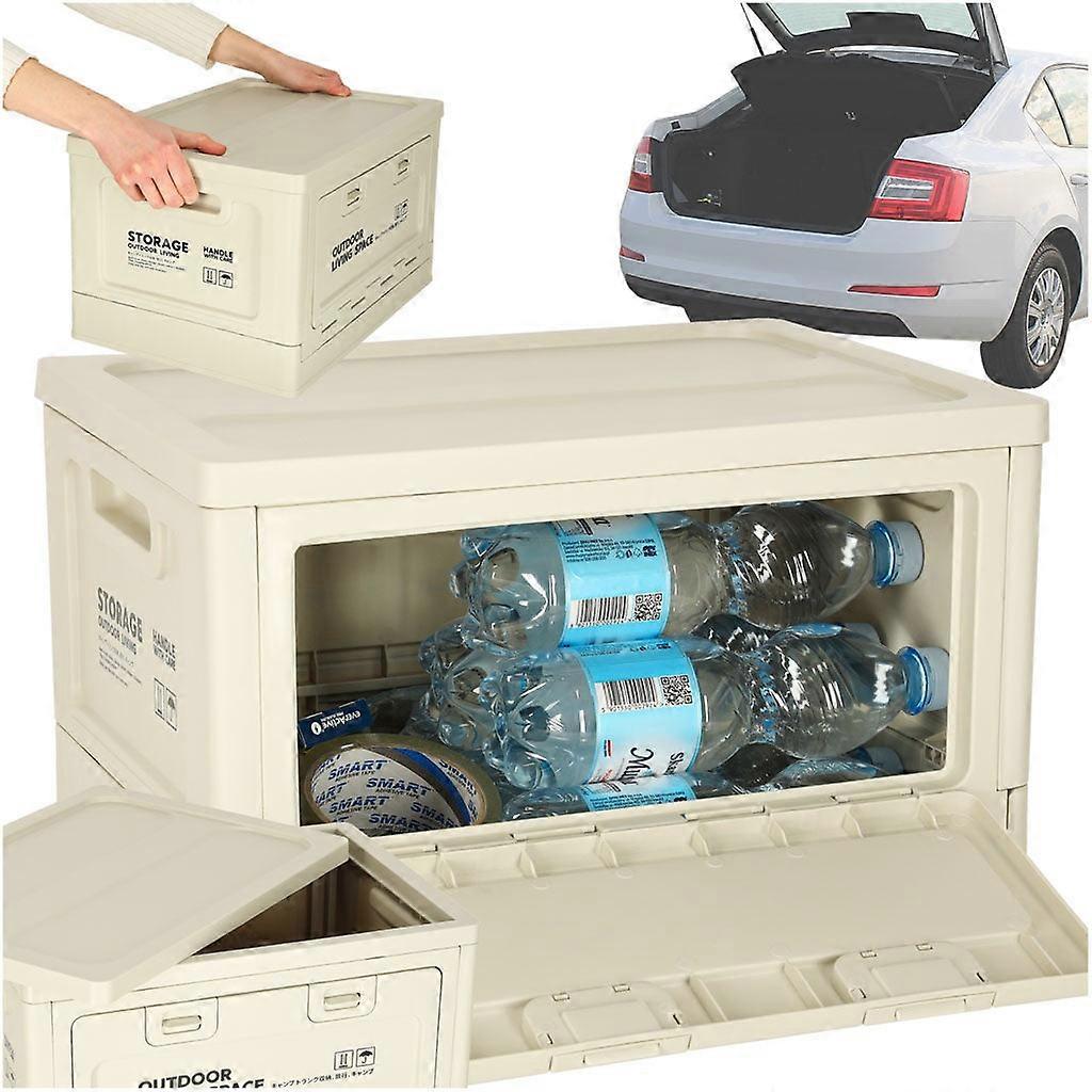 Camping box organiser for the boot