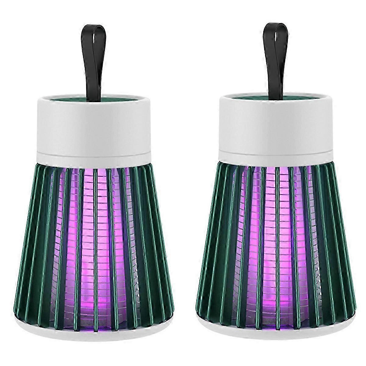2PCS Mosquito Zapper USB Charing Waterproof Suitable suitable for  Home A