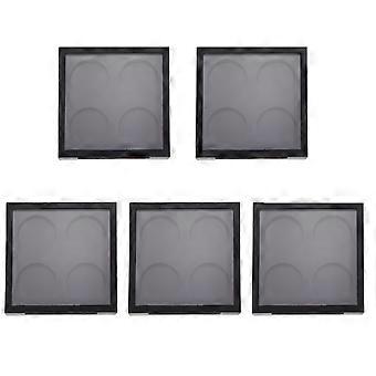 Eyeshadow Storage Plates for Storage Use 20Pcs Black Four-Color Cosmetics Boxes
