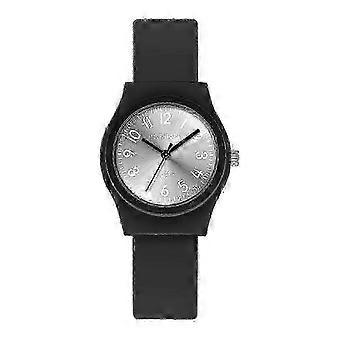 Kvinnor Klocka Rund Urtavla Godis Färg Silikonrem Kvarts Rörelse Damer Flickor Casual Armbandsur