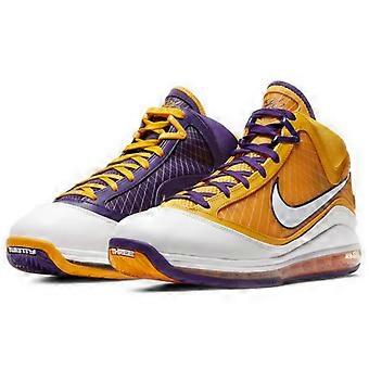 Nike Lebron 7 Media Day Mid Top Basketball Shoes Unisex Purple Gold CW2300-500