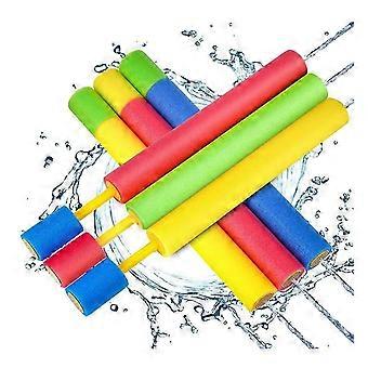 6pcs bunte Kinder Wasserspiel Sprinkers Pull Type EVA Schaum gezeichnete Wasserpistole