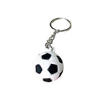 Keychain Pendant 3D Football 3.1cm Diameter Polyethylene Vivid Multi Color Splicing for 2026 World Cup Lightweight Portable