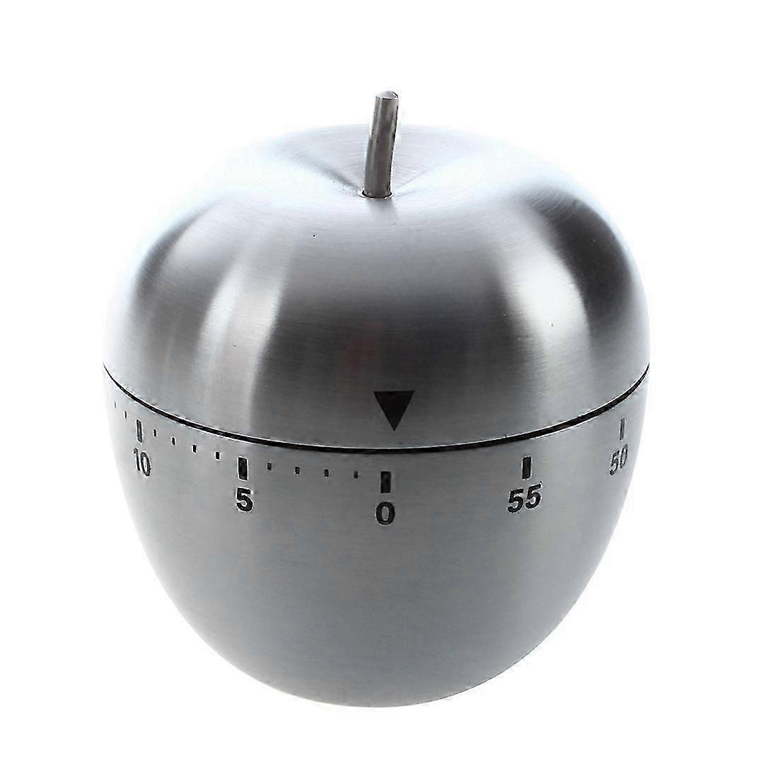 Stainless Steel 60-Minute Countdown Kitchen Cooking Mechanical Alarm Timer Clock -Shape