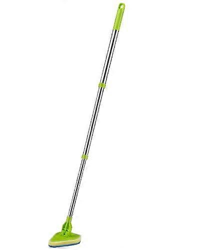 Cleaning Brush with Retractable Triangular Head for Corner and Tile Grout Precision Cleaning