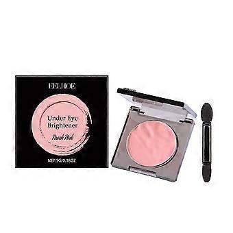 Crème éclaircissante longue durée pour le maquillage des yeux, maquillage éclaircissant longue durée, peau éclatante, maquillage lisse et délicat, poudre de pêche blanche 5 g