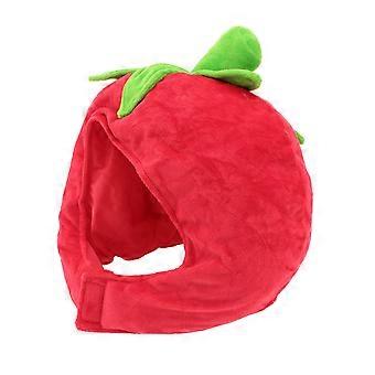 1Pc adorável tomate forma chapéu frutas headwear engraçado cosplay acessórios