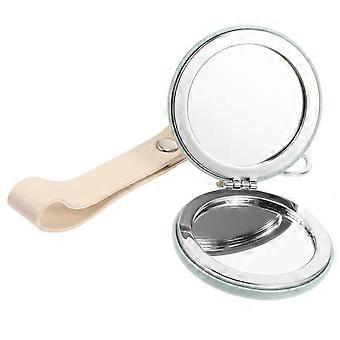 Compact Foldable Makeup Mirror Metal Mini Mirror 1Pcs for Makeup Use