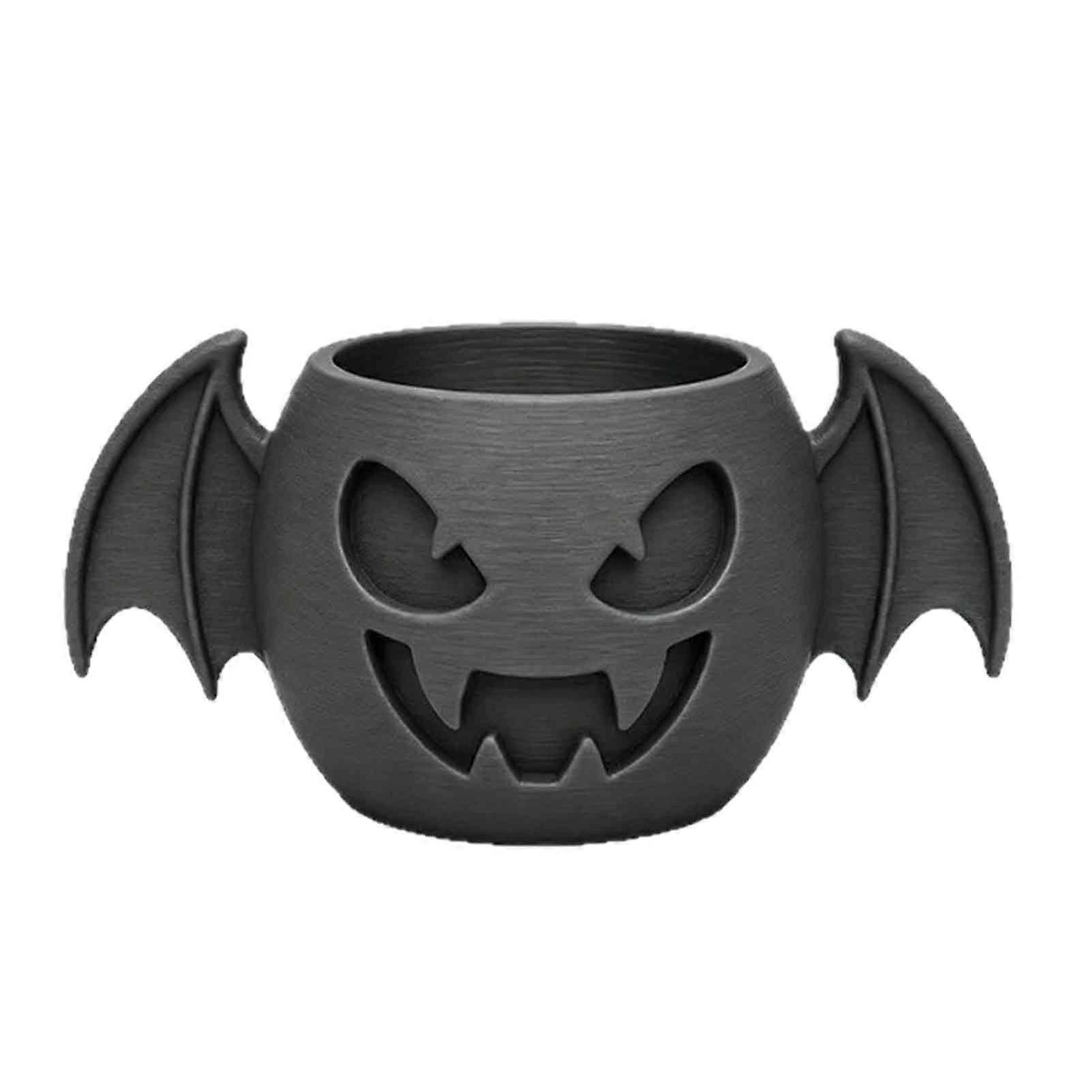 Devil Bat Ornament Planter - Creative 3D Printed for Desk & Shelf