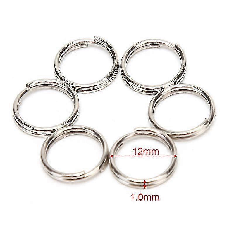 100 Pcs Durable Alloy Split Loops