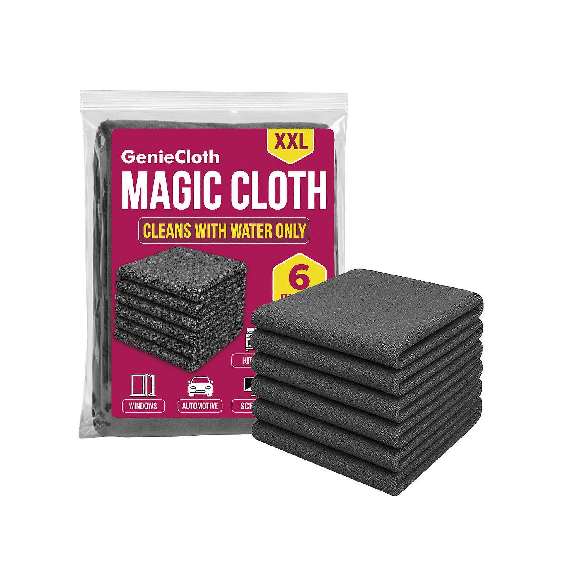 Microfibre Cleaning Cloth, Effective Cleaning, Highly Absorbent, Thickened, 6