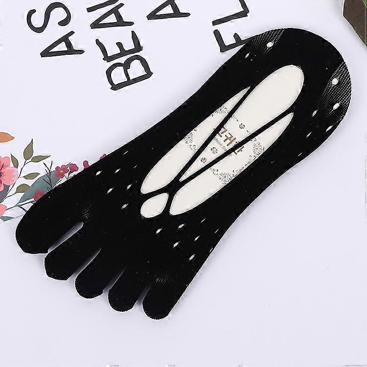 Five-Toe No-Show Socks, Spring-Summer, Breathable, Mesh