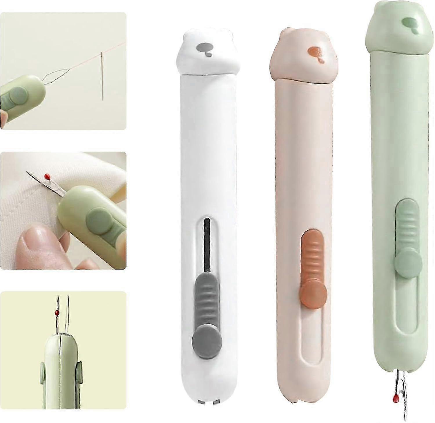 3-in-1 Automatic Needle Threader Seam Ripper