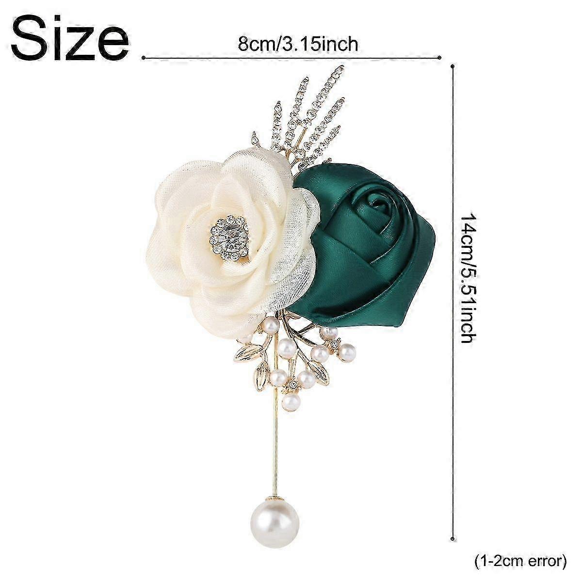 4-Pc Handmade Wedding Chest Flowers