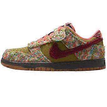 Scarpe da skateboard Nike Dunk Low top unisex, verdi e rosa IB2263-300