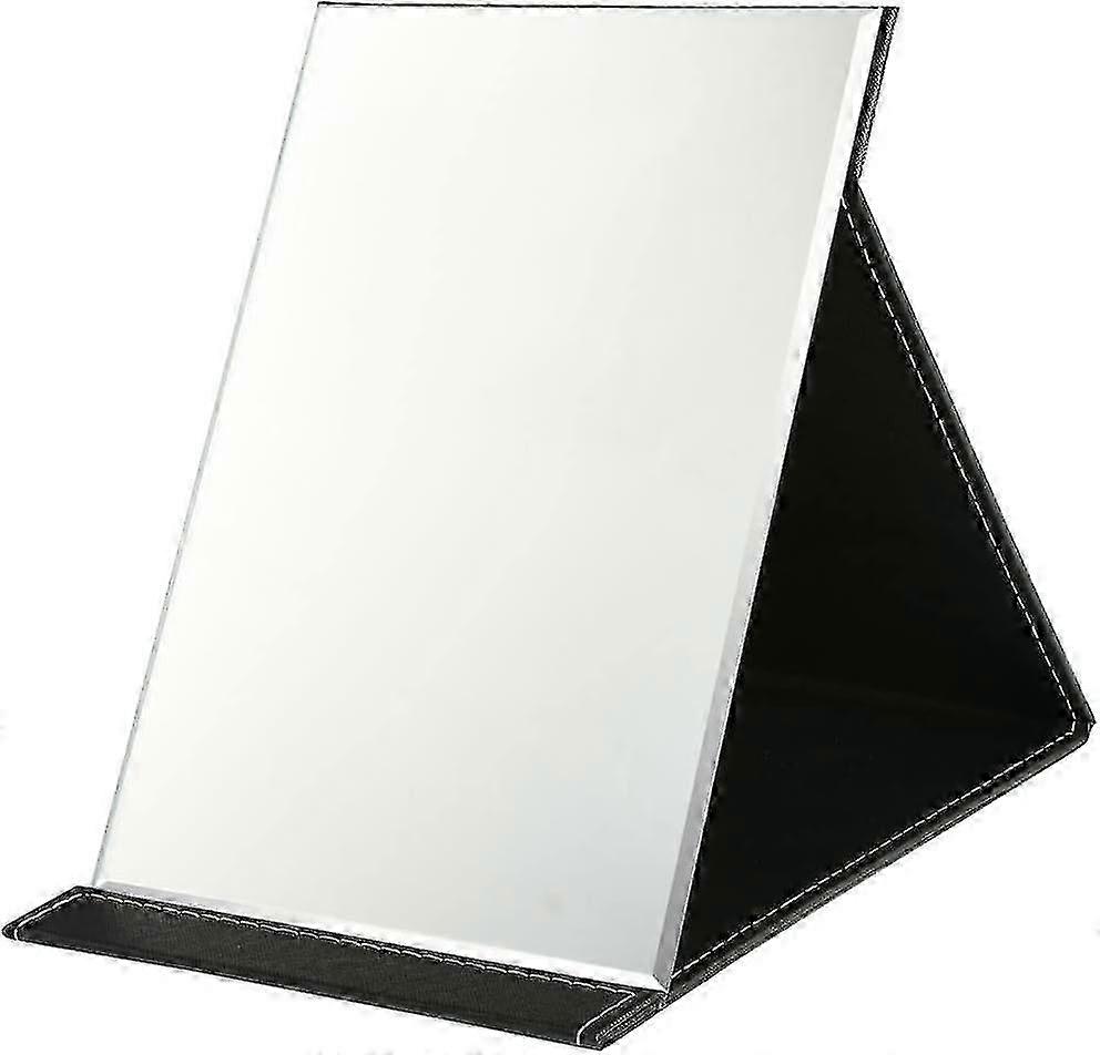 Foldable PU Leather Makeup Mirror