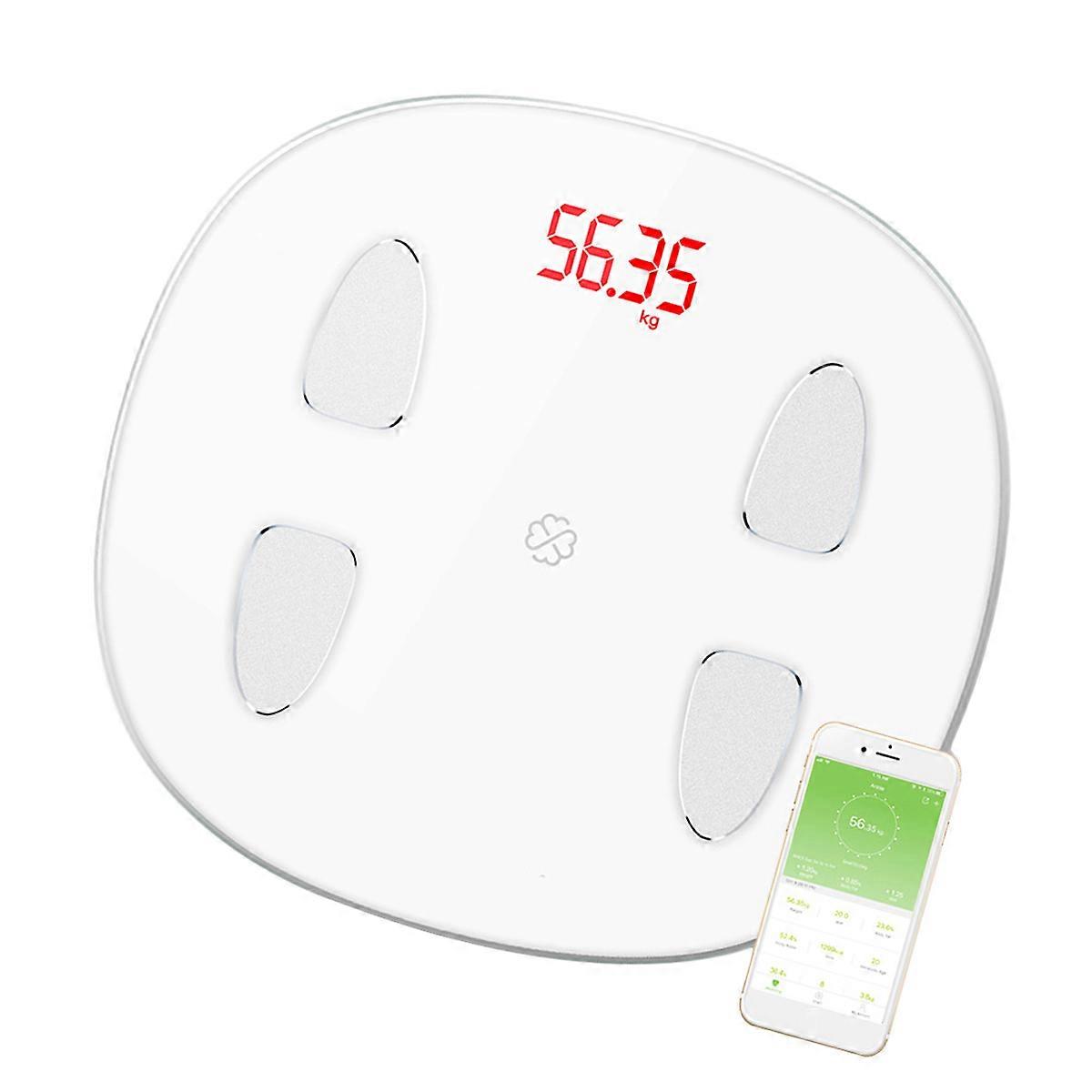 Bathroom Scales Electronic for Measuring Weight Digital 2Pcs White