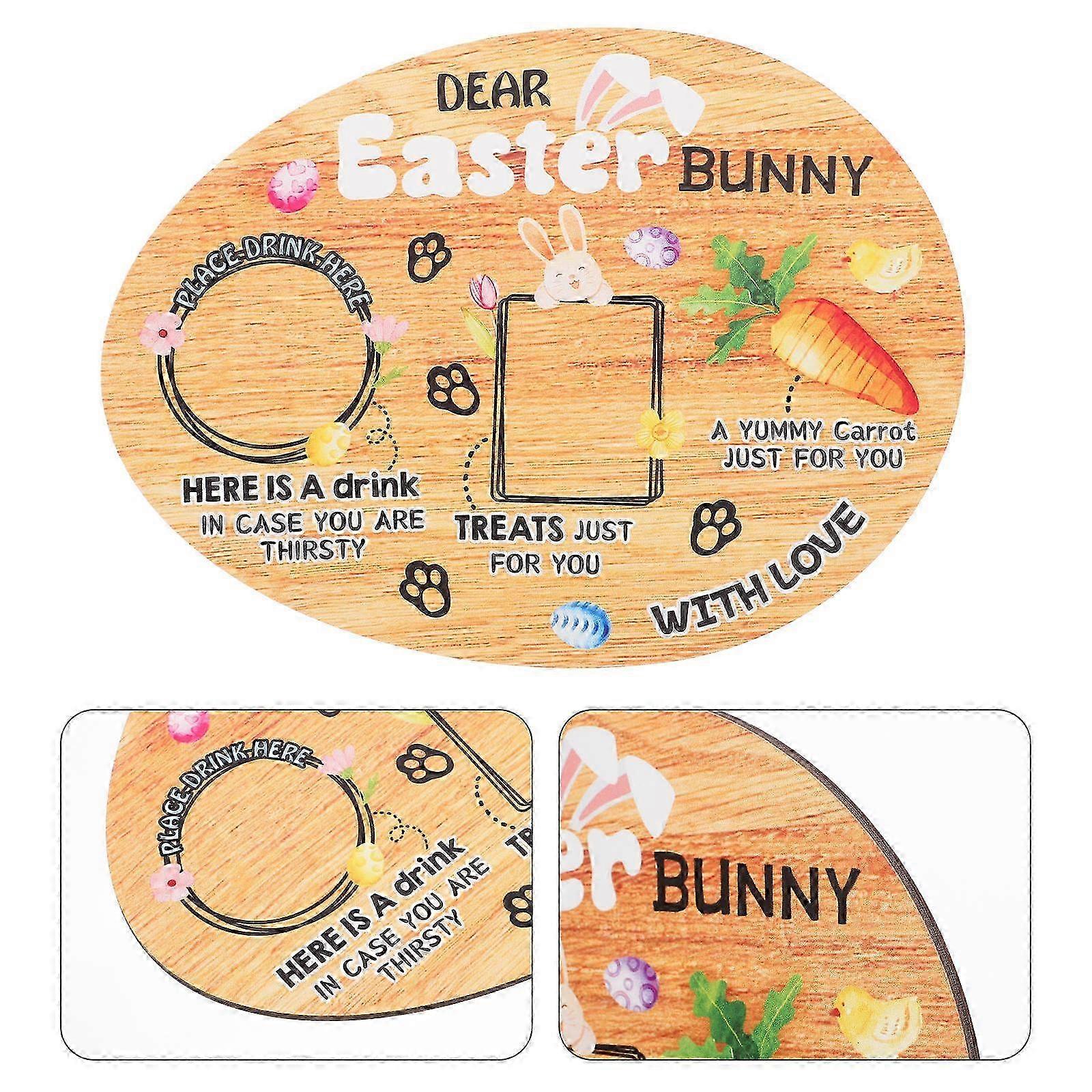 Egg Shaped Natural Wood Serving Tray
