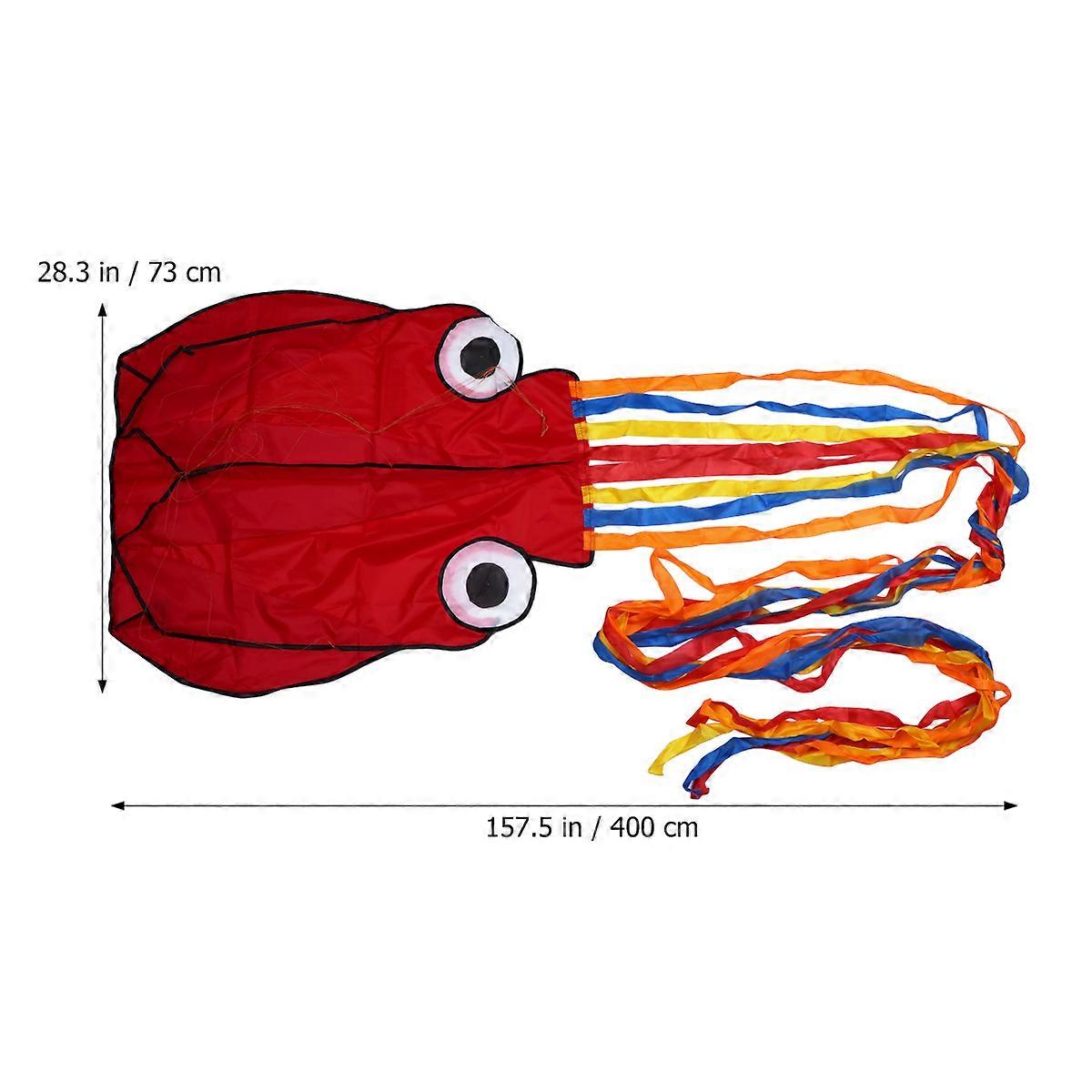 Soft Octopus Kite Frameless Kite for Fun 2Pcs Playground Use