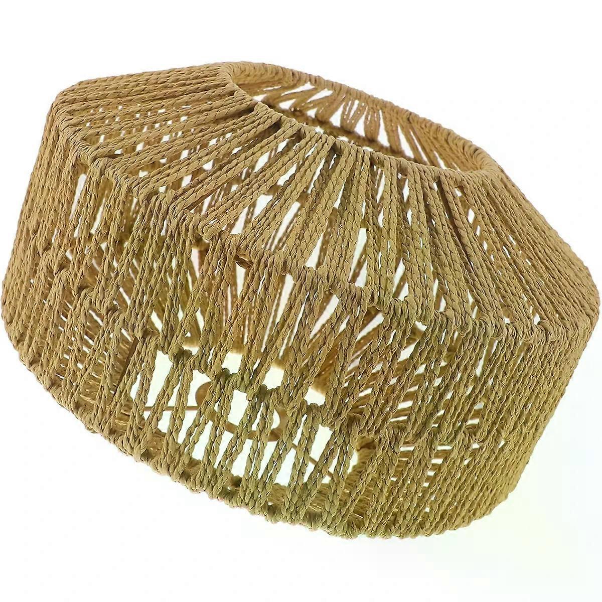 Industrial Paper String Lampshade Iron Ring for Corridor