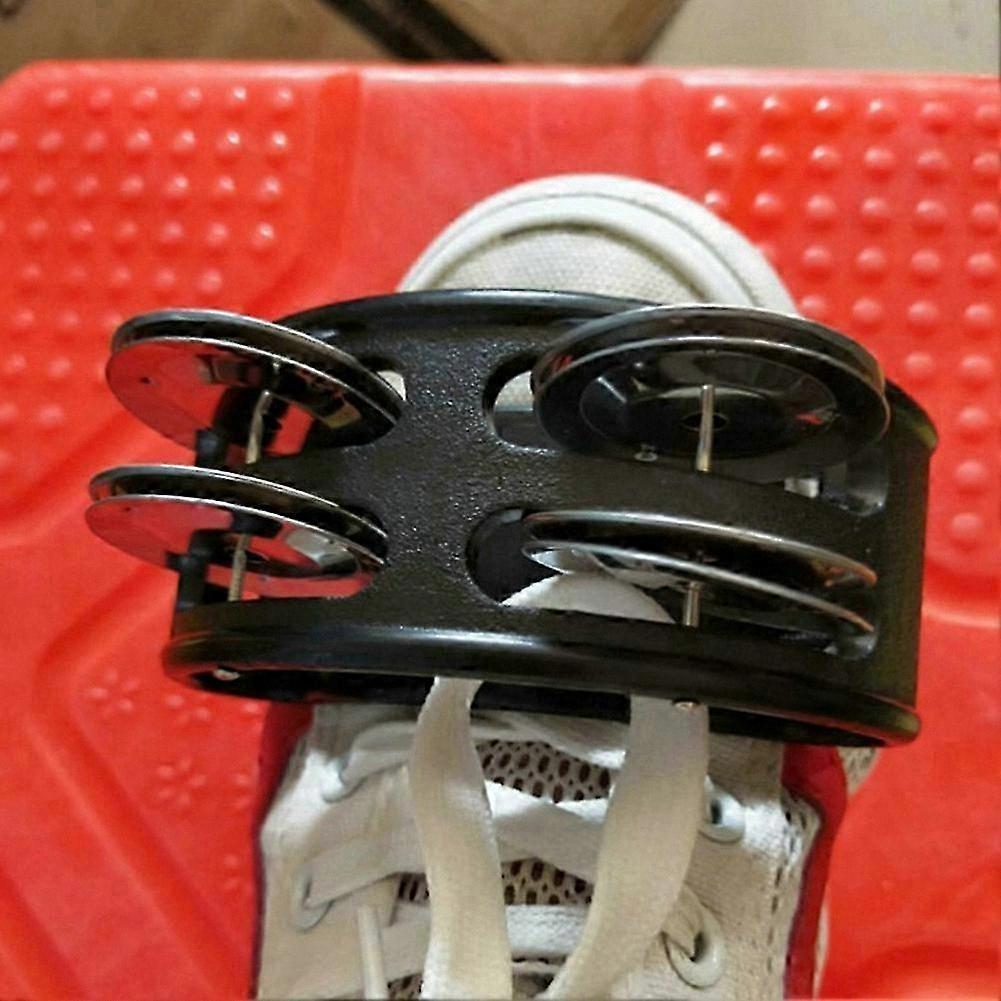 4pcs Secure-Fit Foot Tambourines