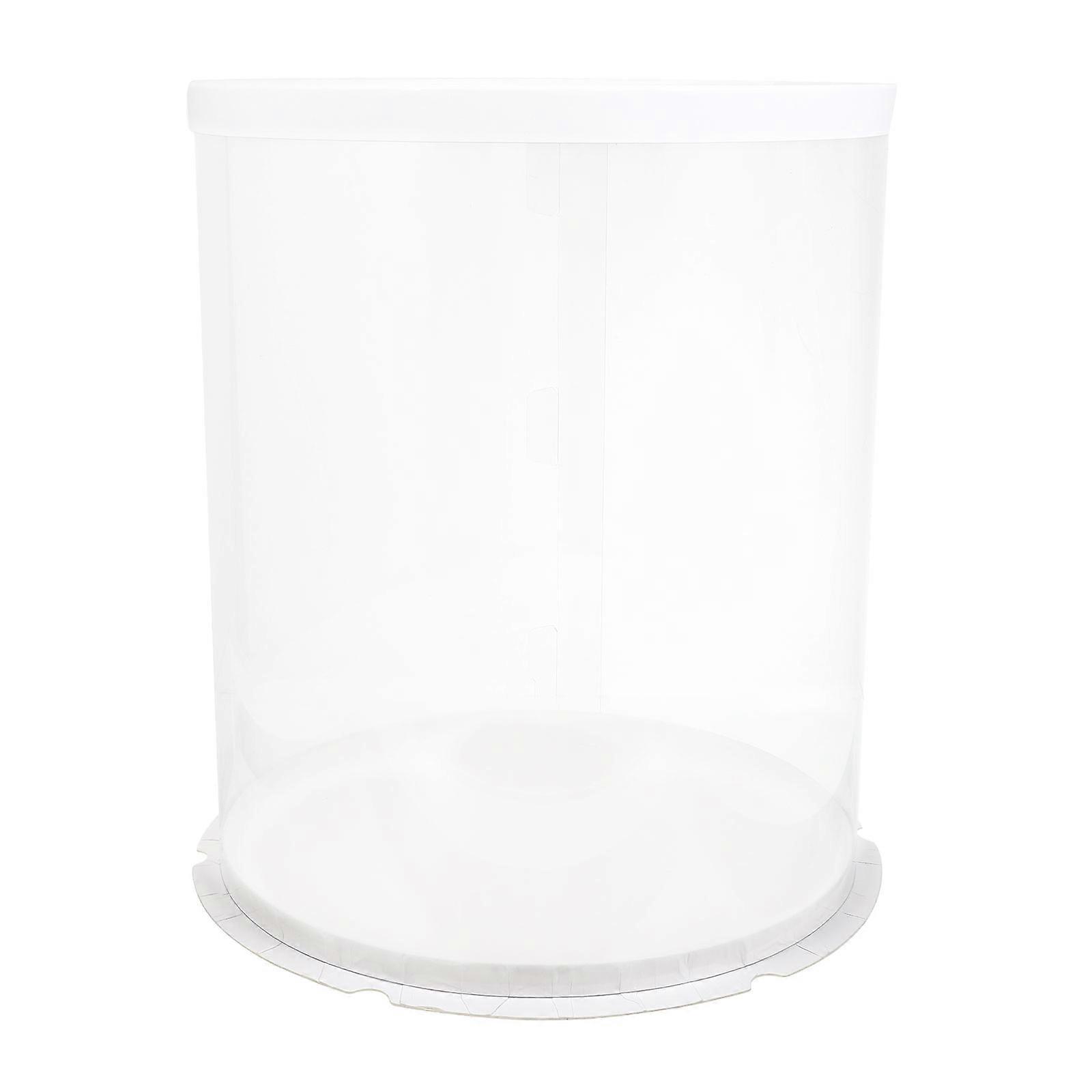 Egg Cake Box compatible with Storage Use White 1Pcs Baking Cake Packing Gift Box