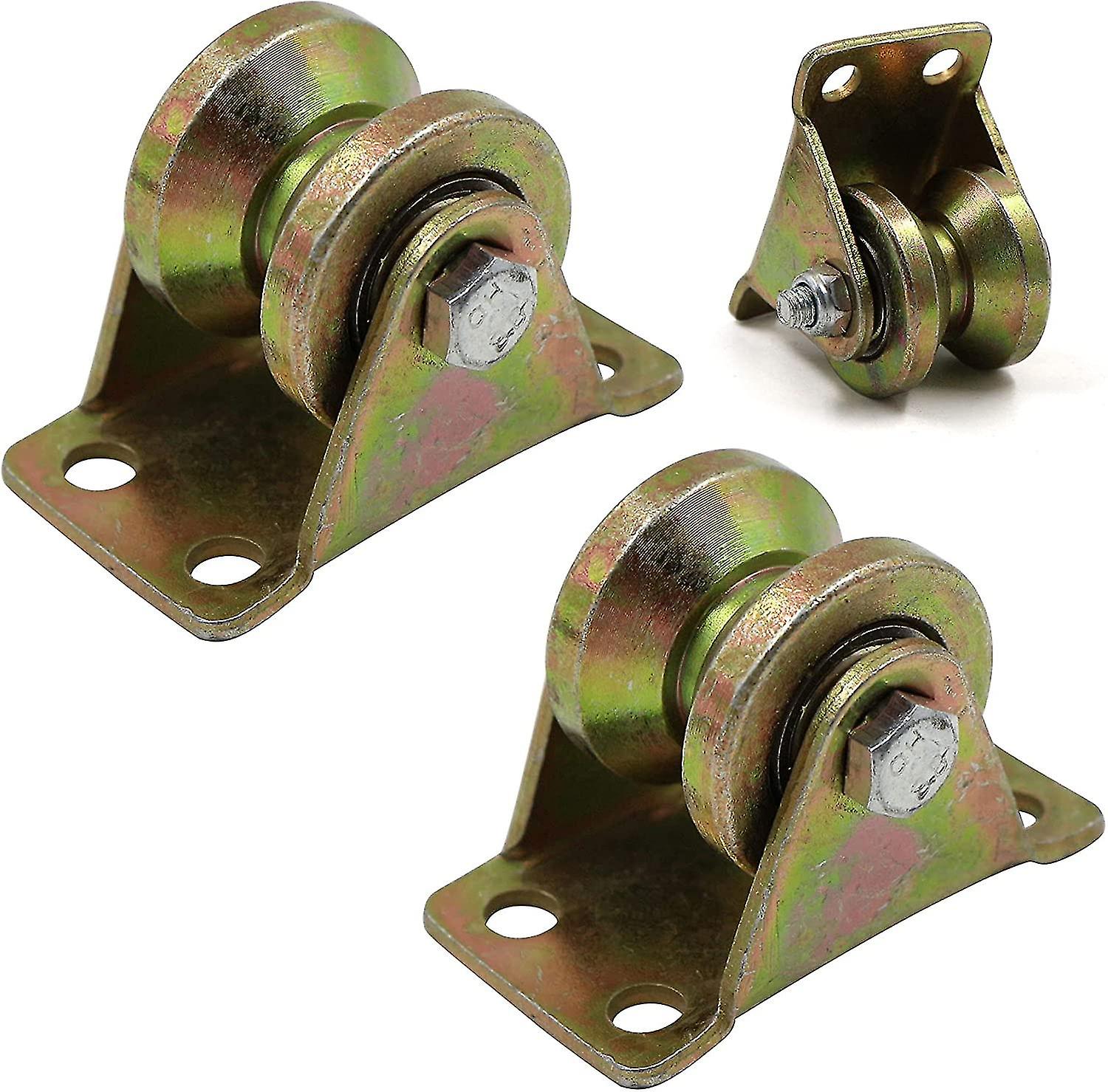 Lifting Pulley Compatible With Lifting Crane - 3 Parts - Thick Steel - Low Noise - Stainless Color Coatin