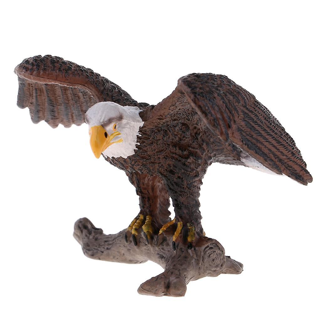Simulation Animal Model Eagle LifeLike for Home Garden Miniature Props Decor