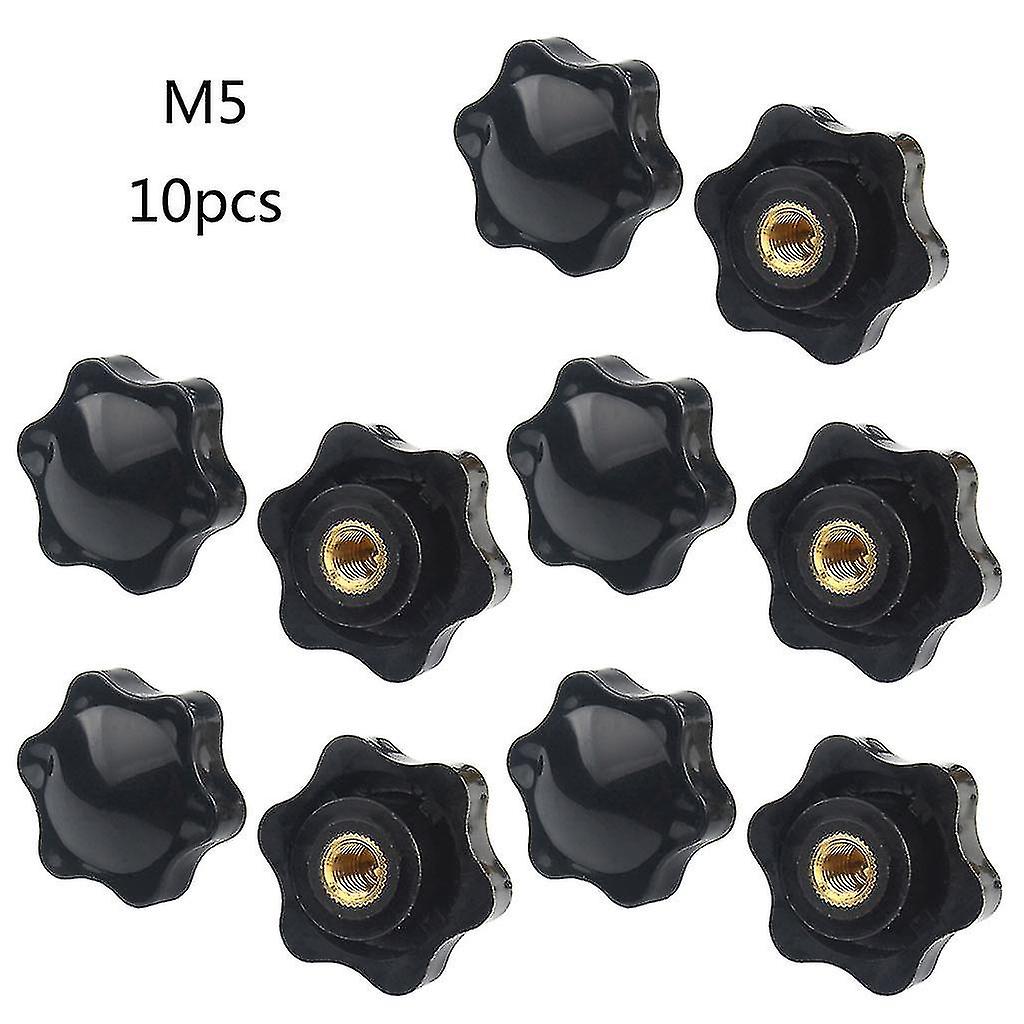 10 pezzi M5/m6/m8/m10 filettatura femmina vite di serraggio a testa esagonale dado ad alette