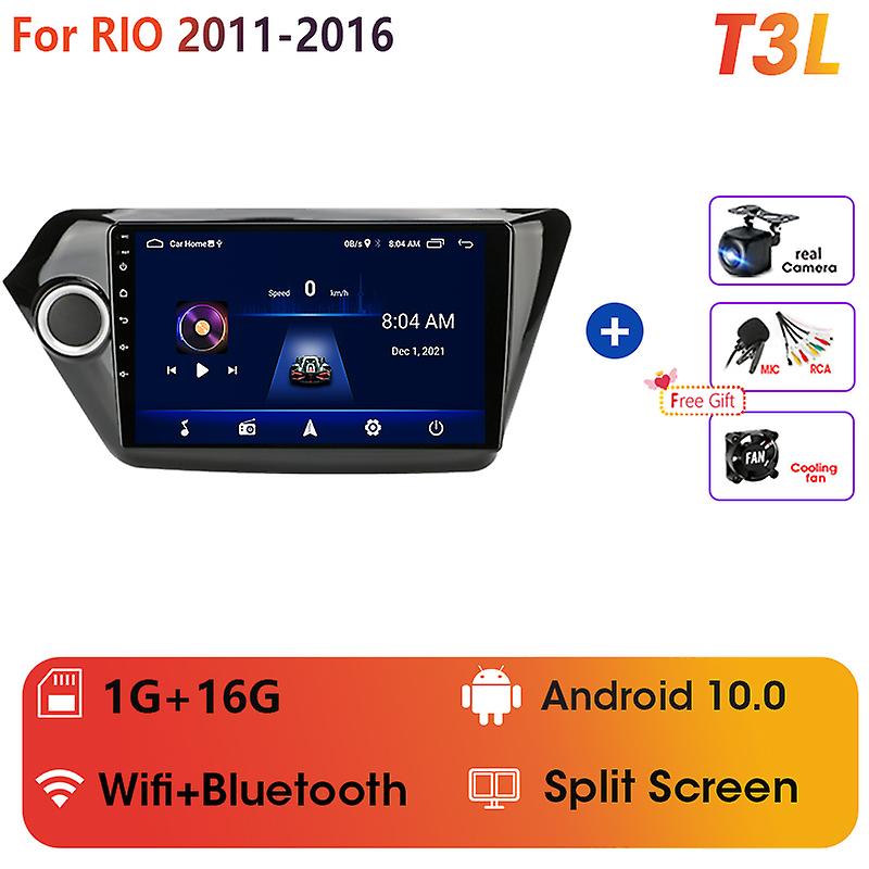 Ninesun 2 Din Android 11 Car Radio For Rio 3 2011 2012-2016 Multimedia Video Player Navigation Gps C