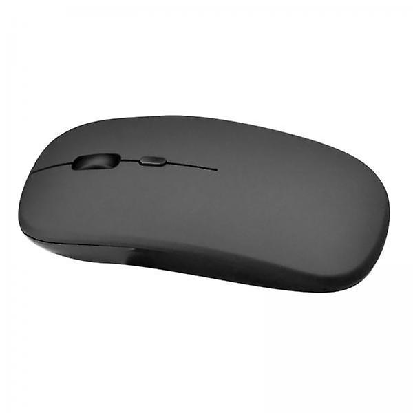 2xSilent LED Wireless Mouse Rechargeable Optical Office Laptop Black