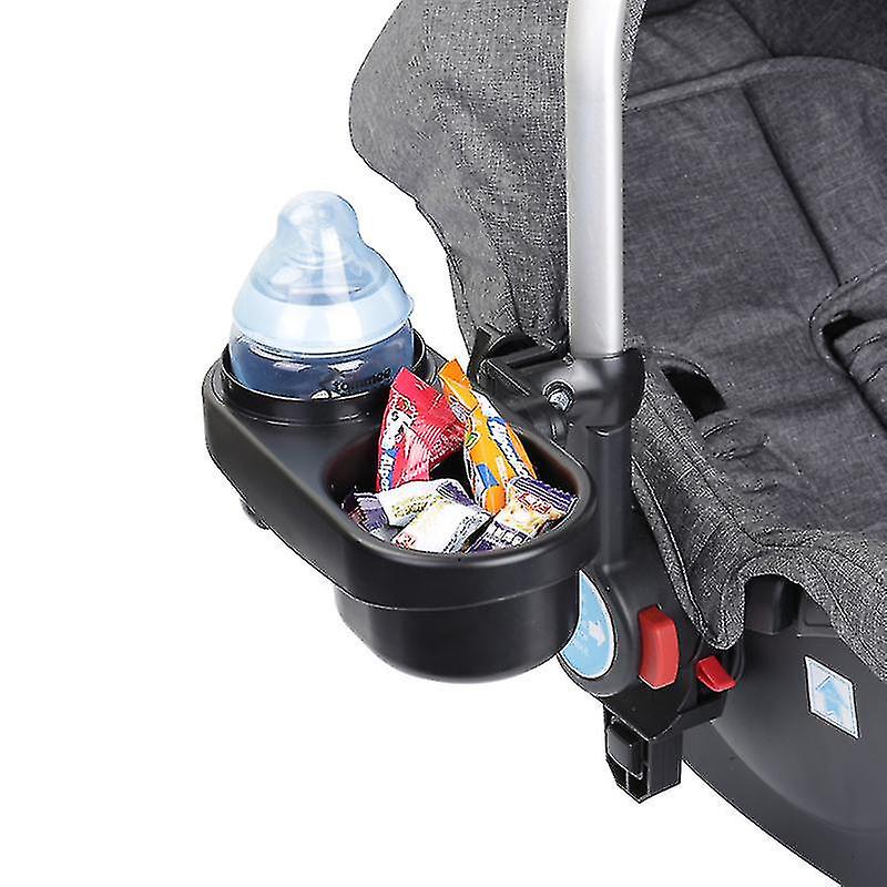 Universal Stroller Double Cup Holder Baby Bottle Snack Storage Box Cup Bracket