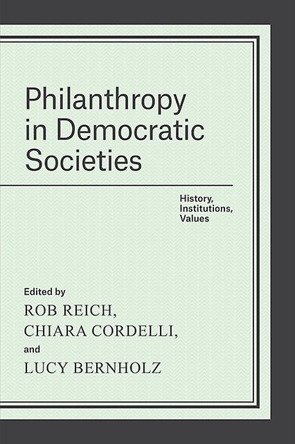 Philanthropy In Democratic Societies Paperback
