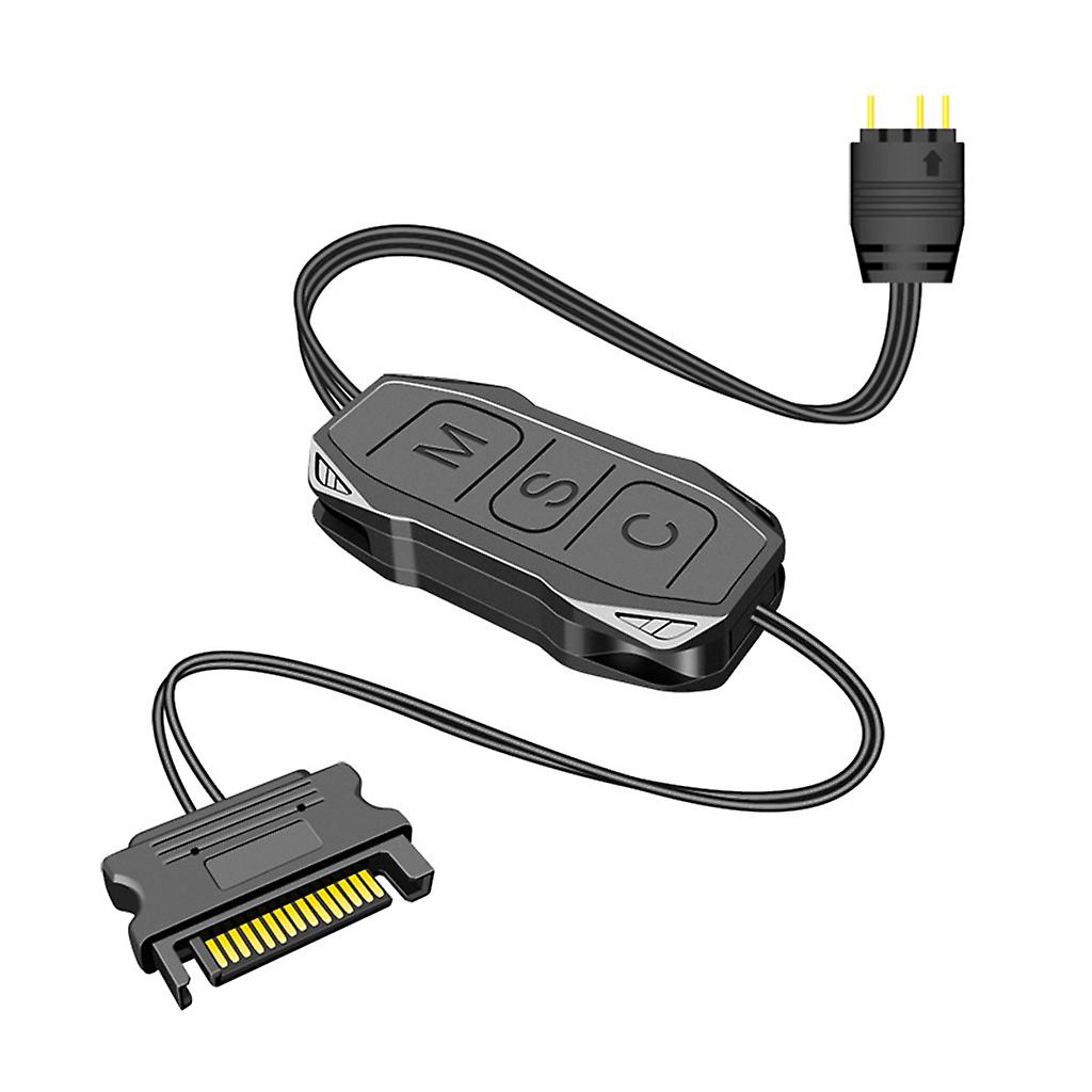 ARGB Denetleyici 5V 3-pinli SATA Güç Kaynağı Mini RGB Denetleyici 3PIN Hub