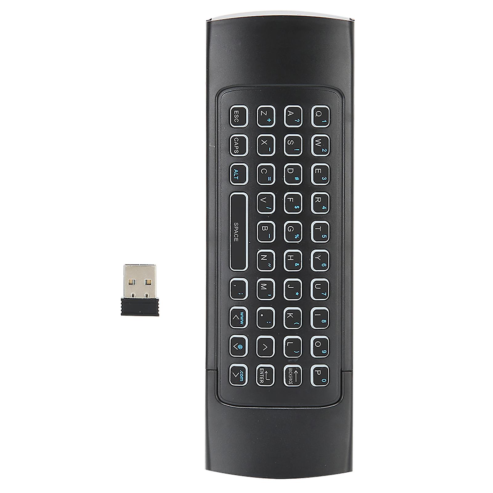 6-Axis Backlit 2.4G Wireless Keyboard & Infrared Sensor Remote for Smart TV/PC