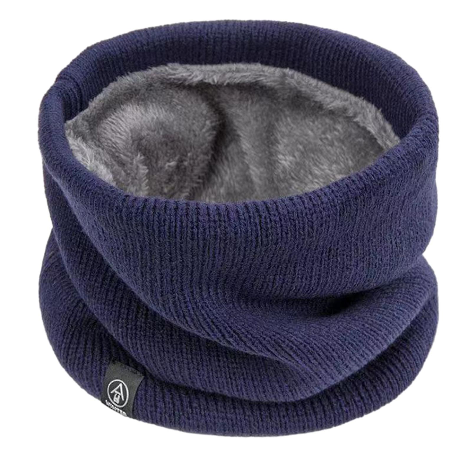 Unsiex Cycling Neck Wrap Thick Soft Plush Elastic Regular Fit Warm Windproof Cold Resistant Color Color Outdoor Skiing Skating Neck Warmer