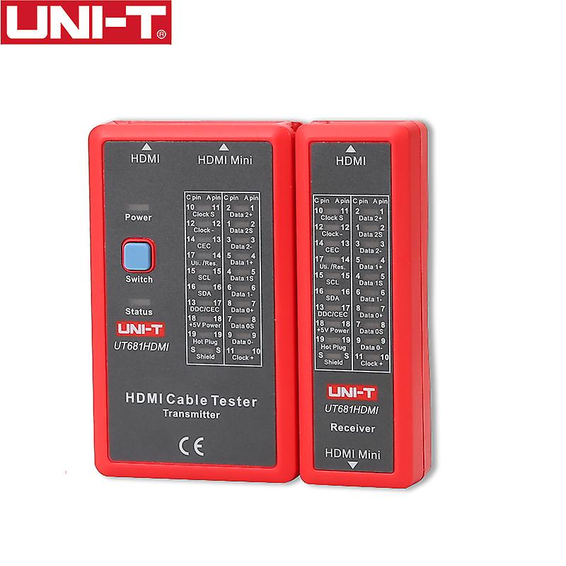 Uni-t Ut681hdmi Digital Network Cable Tester Rj45/rj11/bnc/hdmi Lan Auto Ethernet Telephone Repair Tool Led Line Checker