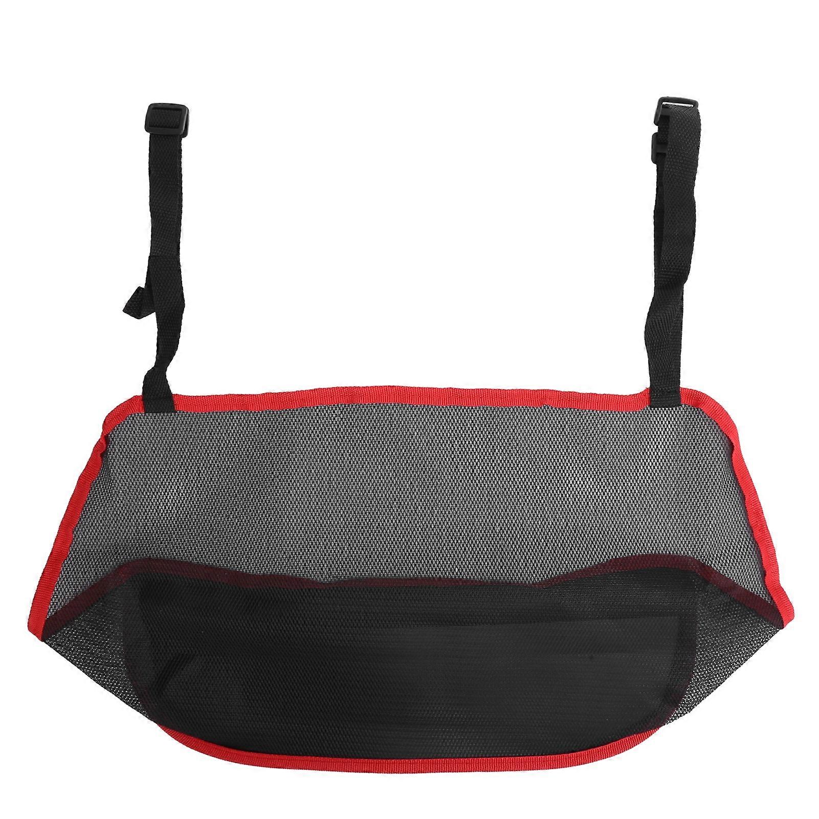 Storage Net Bag Auto Chair Back Folding Hanging Mesh Organizer ToolsRed