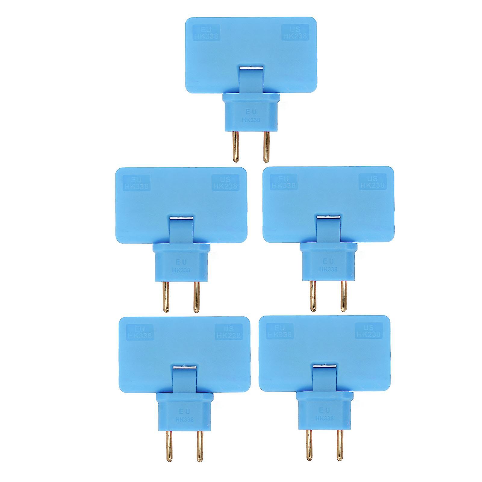 5Pcs  Socket Converter Cordless 180 Degree Extension 1 to 3  Adapter