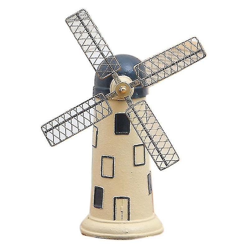 Vintage Resin Windmill Accessories Dutch Windmill Home White