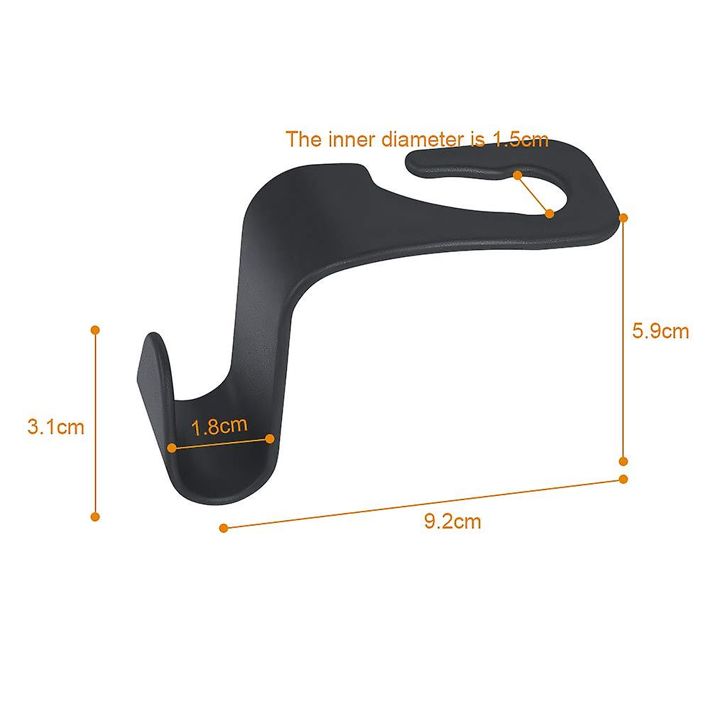 Multifunctional Auto Hooks  Universal Car Handbag Hooks  6 pack Car Storage Hooks Back Seat Headrest Hanger