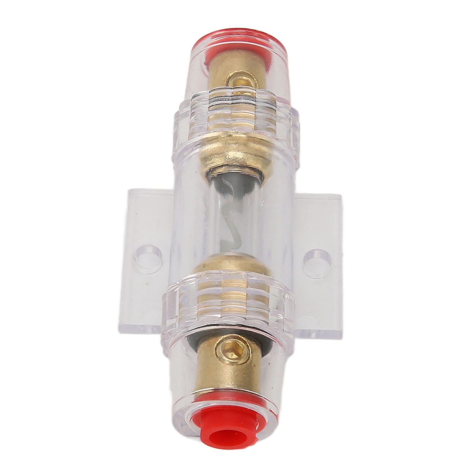 Car o Single in Line AGU Fuse Holder 60A High Temp Resistant for 4AWG 8AWG Wire
