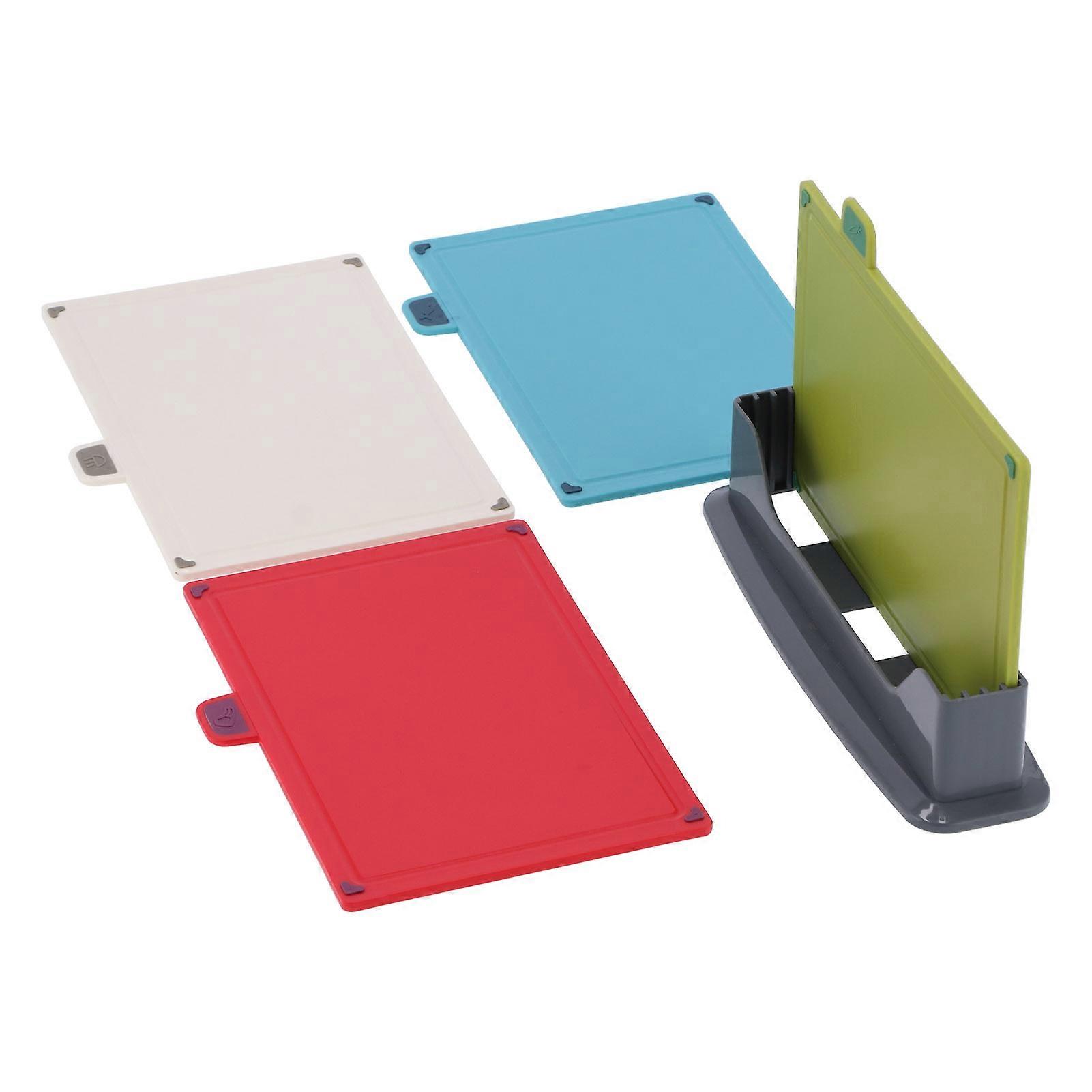 Multifunctional Chopping Board, Non-slip, with Base, Square