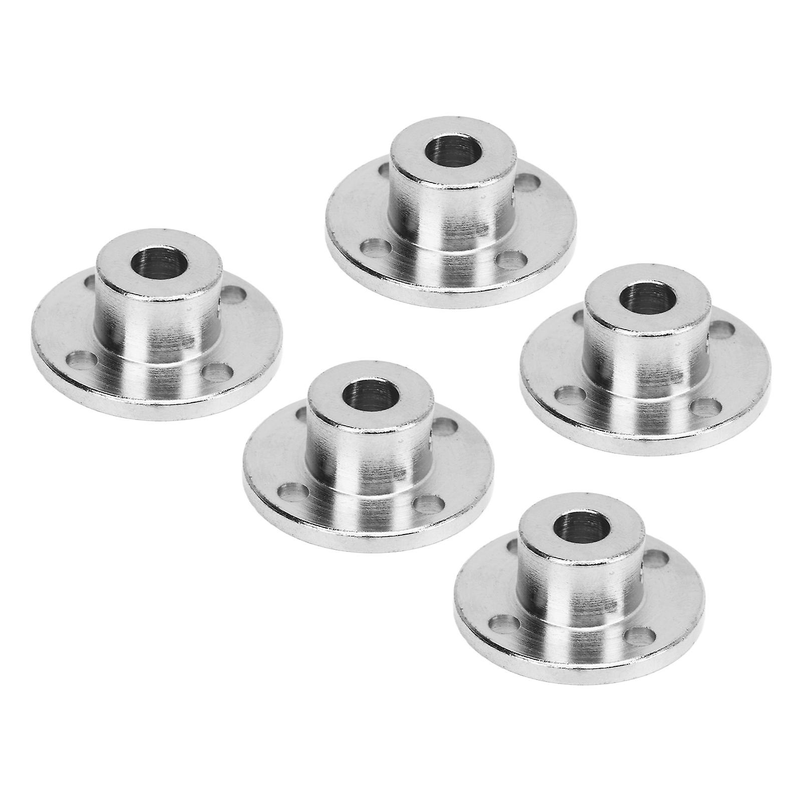 5Pcs Flange Coupling Connector Fitting C45 Steel 8mm ID Model Coupler Accessory for Transmission