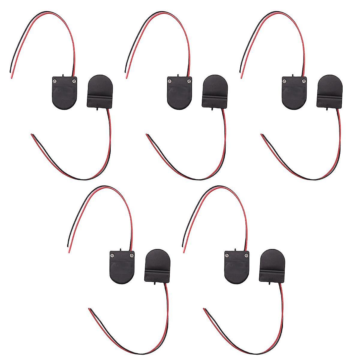 10/pcs Cr2032 Button Coin Cell Battery Socket Holder With On-off Switch 3v Battery Box