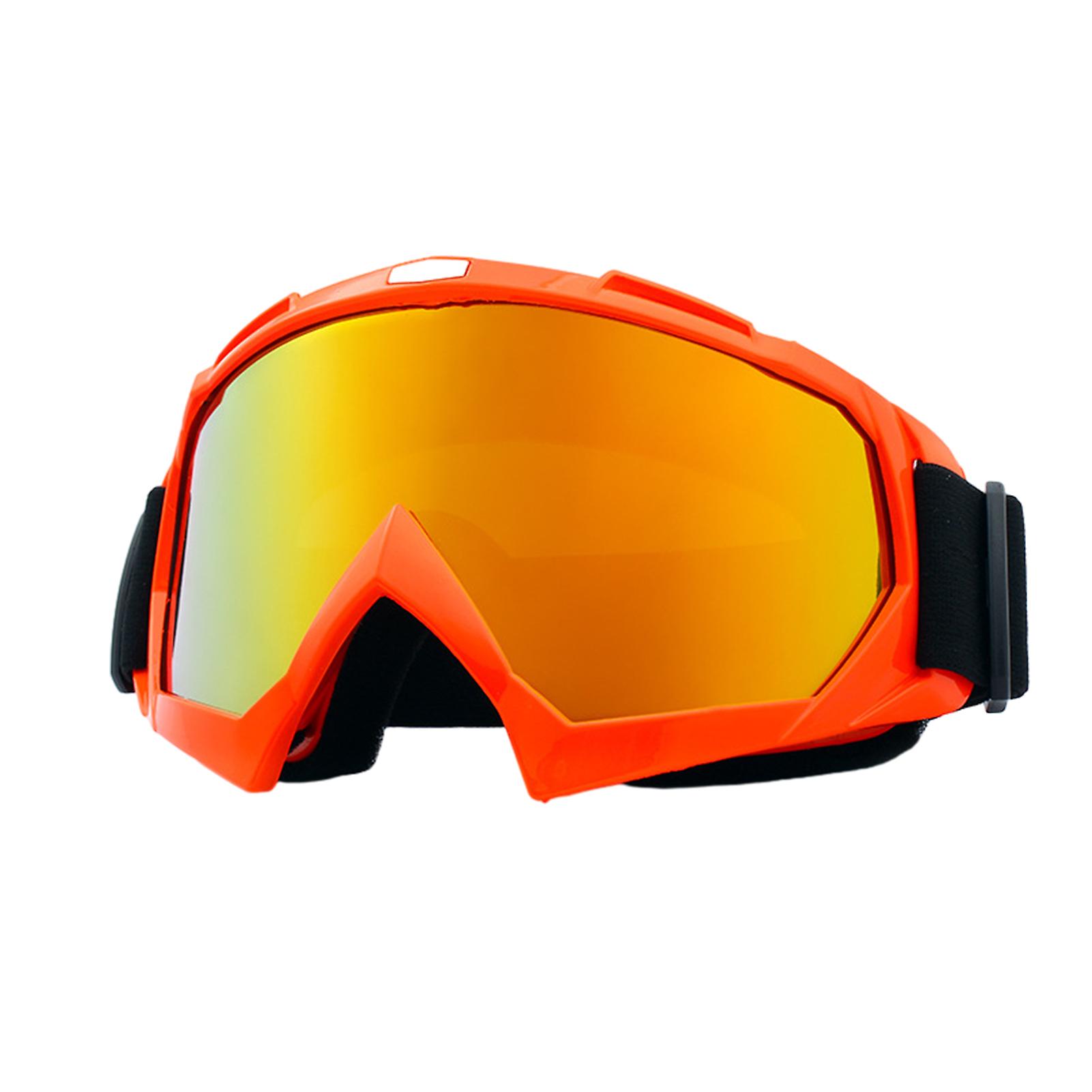 Over Glasses Ski Snowboard Goggles Full Frame Ski Goggles with Soft Adjustable Strap for Snowmobile Skiing Skating Climbing