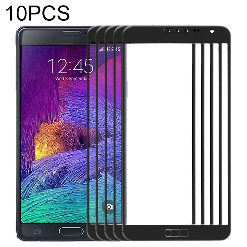 10 PCS Front Screen Outer Glass Lens for Galaxy Note 4