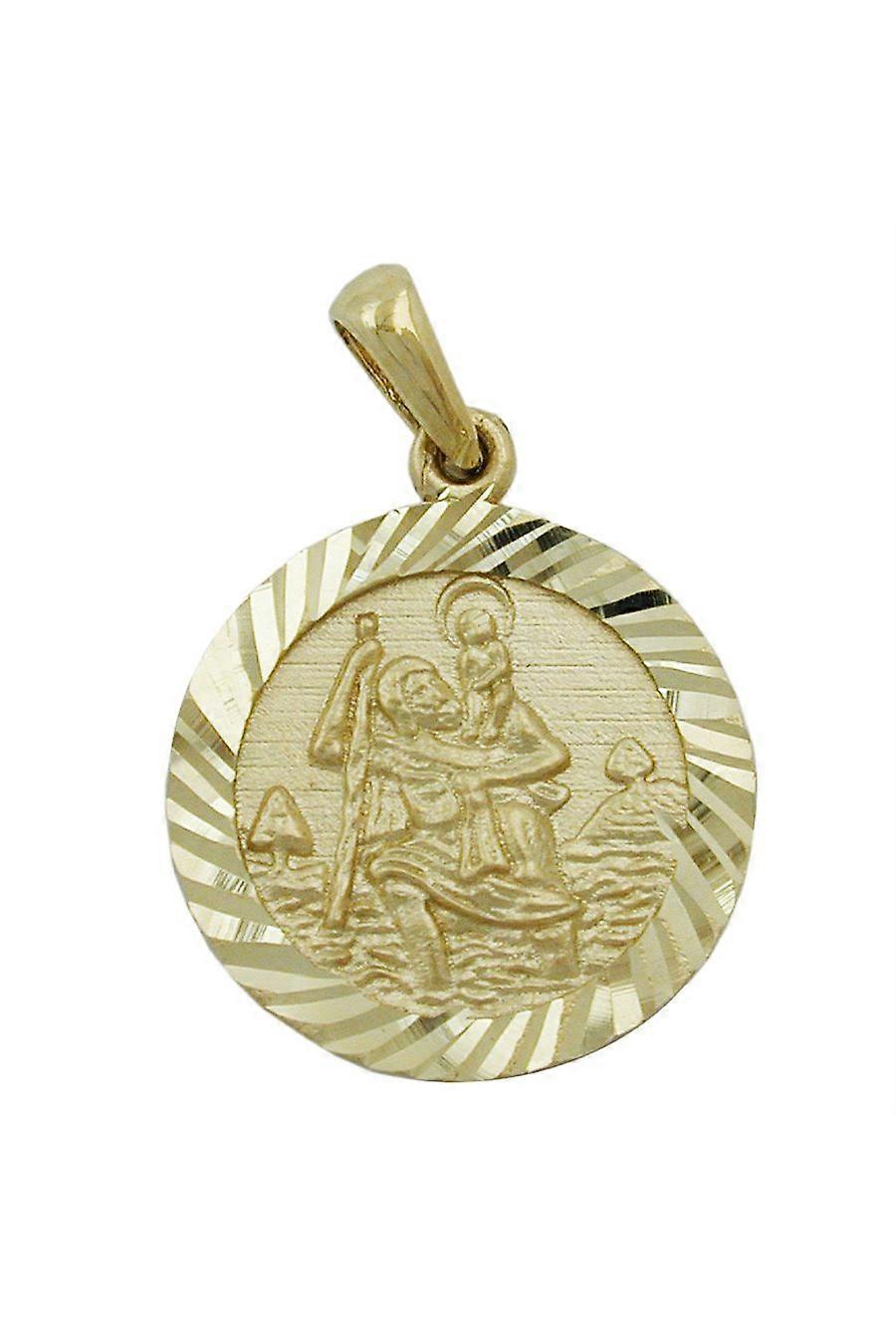 Pendant Saint Christopher 9k Gold - Gl431308